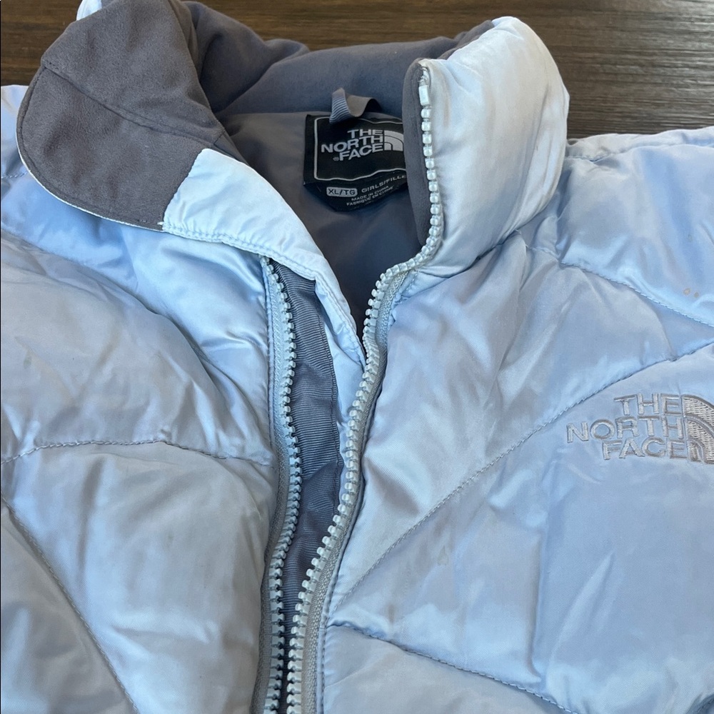 The North Face Sky Blue Quilted Jacket